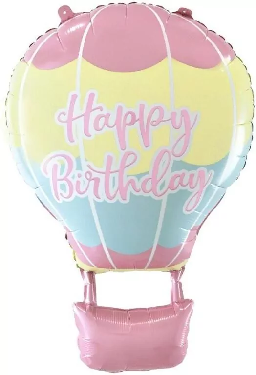 Balon foliowy Balon Happy Birthday 40x60cm - tantis.pl
