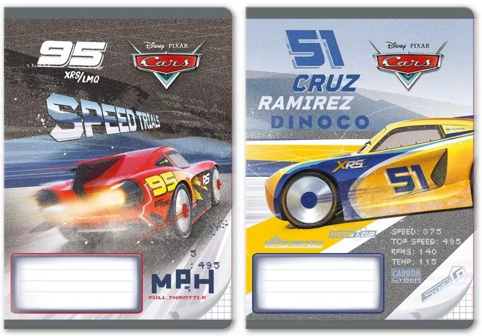 Zeszyt A5/32K linia Cars (10szt) - tantis.pl