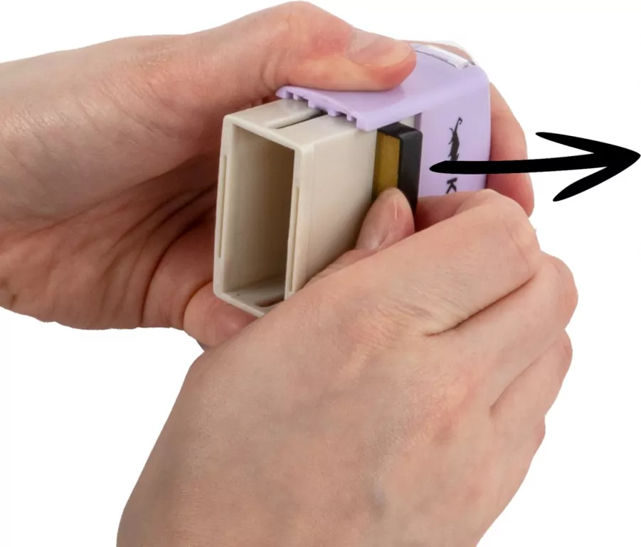 Stempel do tkanin z literkami KIDEA - tantis.pl