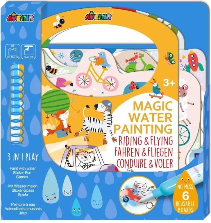 Kolorowanka wodna. Jazda konna i latanie - tantis.pl