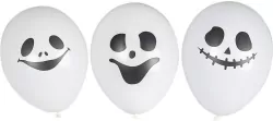 Balony z halloweenowym nadrukiem - duszki