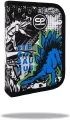 Piórnik jednoklapkowy bez wyposażenia Coolpack Clipper T-rex - tantis.pl