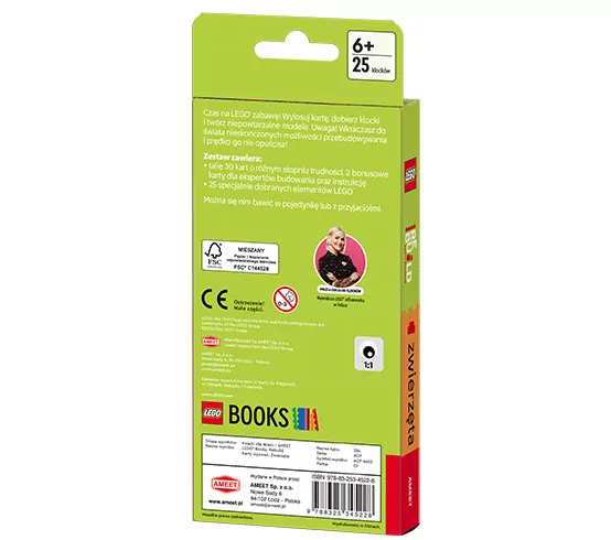 LEGO® Karty Wyzwań. Zwierzęta - tantis.pl