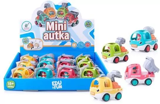 Mini Autka Edu&Fun mix - tantis.pl