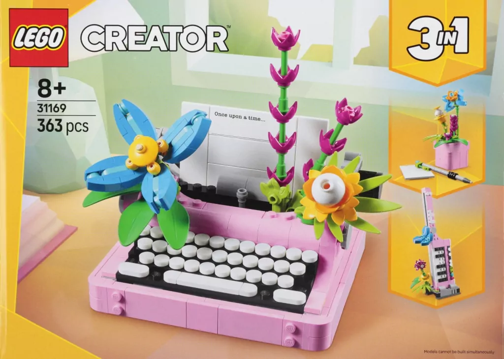 LEGO® Maszyna do pisania z kwiatami 31169 - tantis.pl