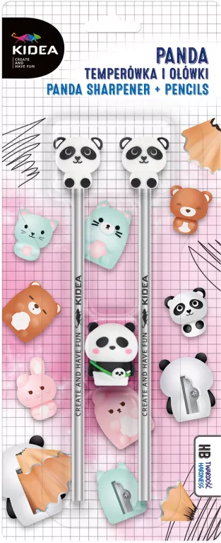 Temperówka z ołówkami Panda KIDEA - tantis.pl