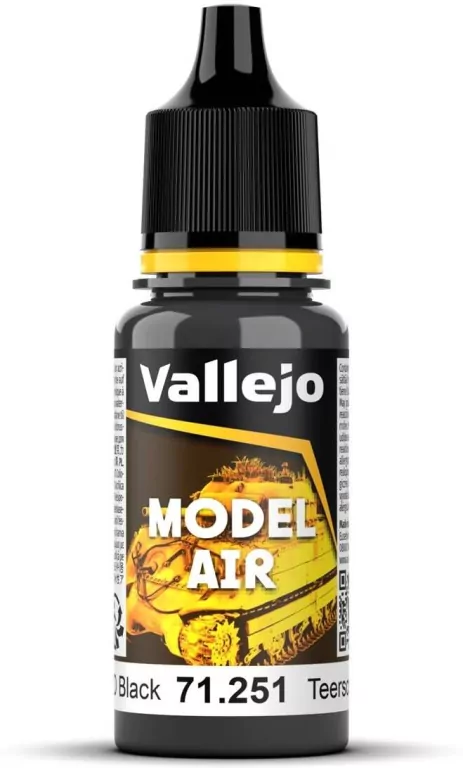 Vallejo: 71.251 - Model Air - NATO Black (17 ml) - tantis.pl
