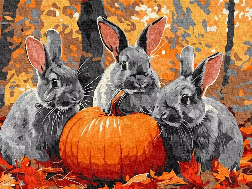 Malowanie po numerach. Przygody z królikiem 30x40 - tantis.pl