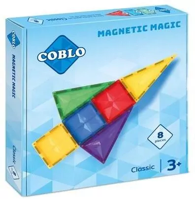 Magnetyczne klocki konstrukcyjne Basic, 8 elementów - tantis.pl