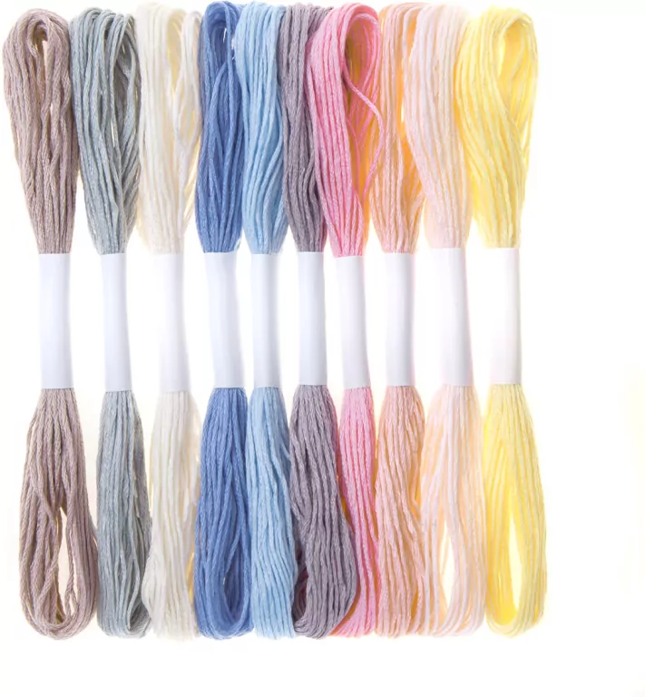 DpCraft. Zestaw mulin pastelowe 8m, 10 sztuk - tantis.pl
