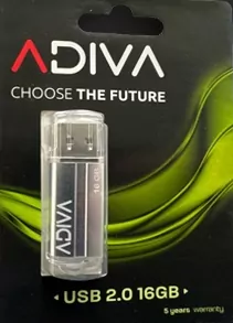 Pamięć 16GB USB 2.0 Adiva - tantis.pl