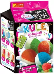 Kule do kąpieli z solą morską. Truskawkowe mojito