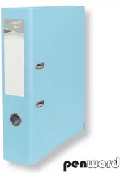 Segregator A4 z okuciem 7,5cm niebieski pastelowy