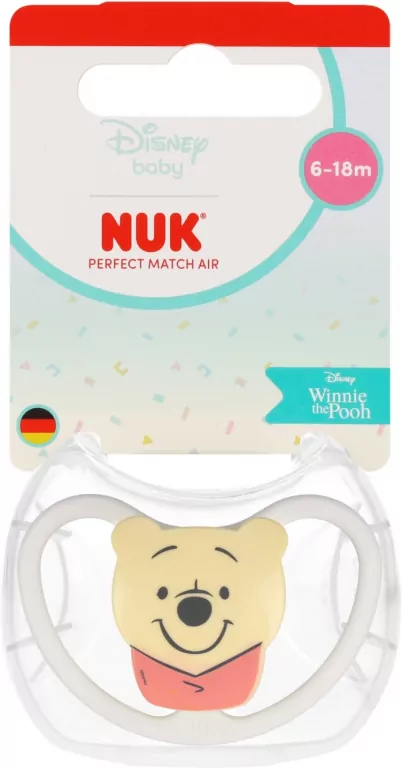 NUK. Perfect Match. Smoczek z silikonowym smoczkiem. 2 sztuki. Kubu. Biały - tantis.pl