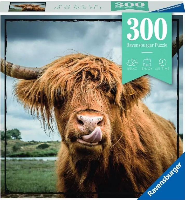 Puzzle 300. Szkocka krowa - tantis.pl