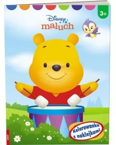 Disney Maluch. Kolorowanka z naklejkami - tantis.pl