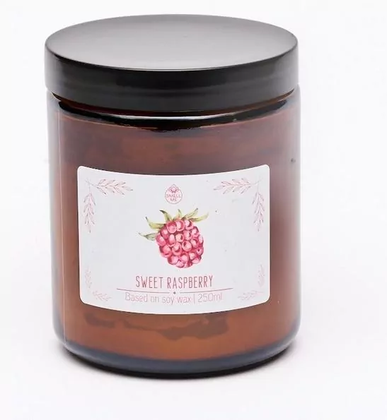 Świeczka zapachowa Sweet Raspberry 250ml - tantis.pl