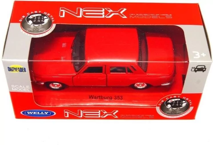 Wartburg 353 1:34. Czerwony - tantis.pl