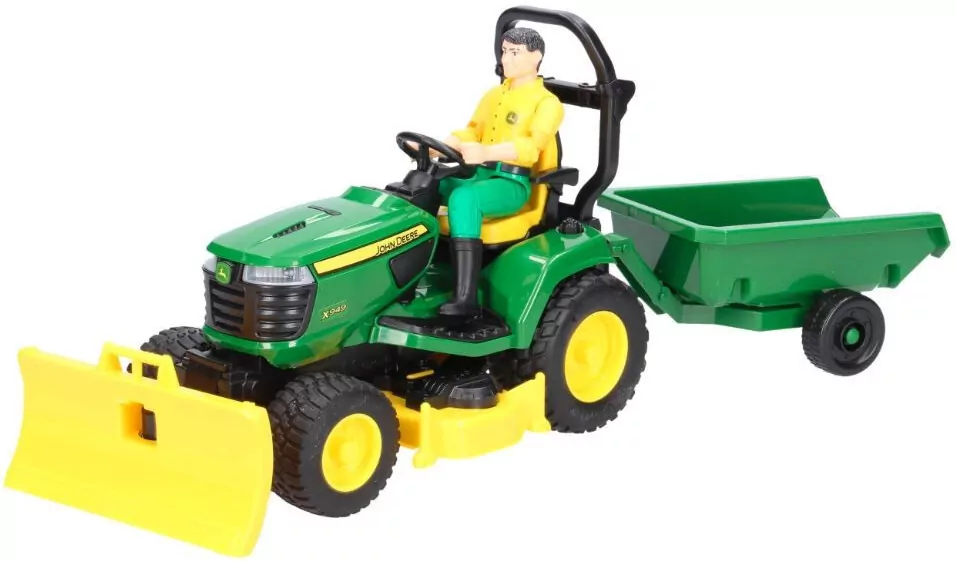 Traktorek John Deere, z figurką ogrodnika - tantis.pl