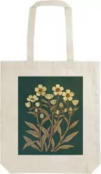 Torba bawełniana. Shopperka. Jaskier