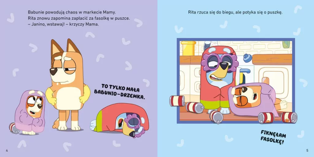 Babunie. Moja czytanka. Bluey - tantis.pl