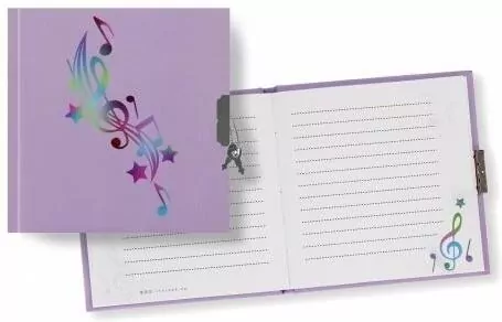 Pamiętnik zamykany Music - tantis.pl