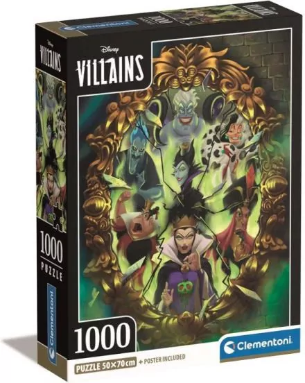 Puzzle 1000 Compact Disney Villains - tantis.pl