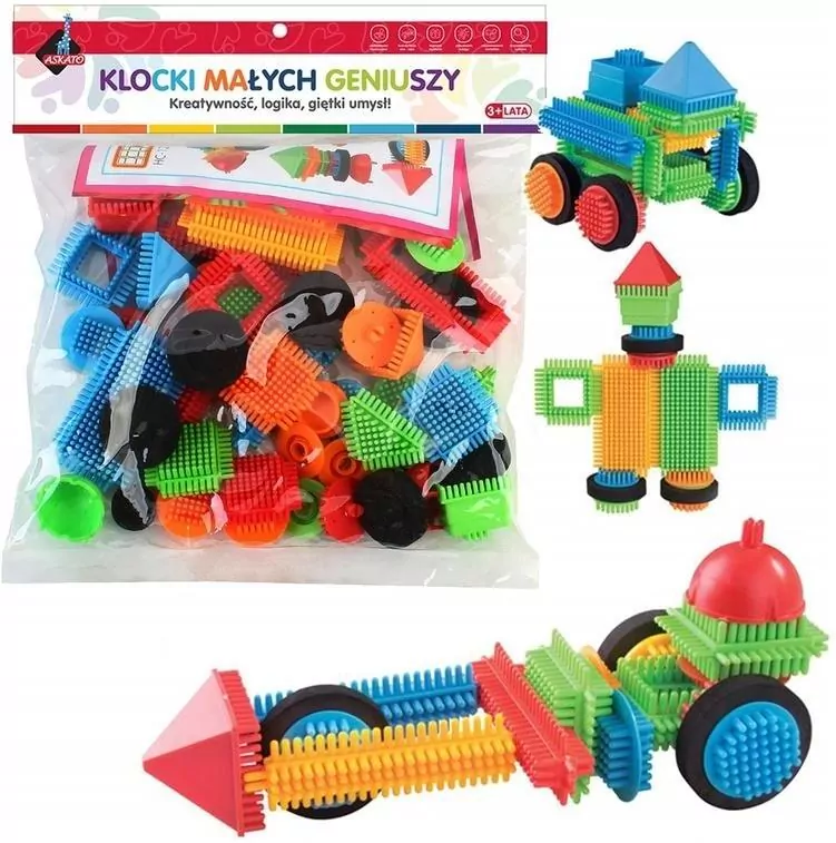 Klocki szczotki 46 elementów - tantis.pl