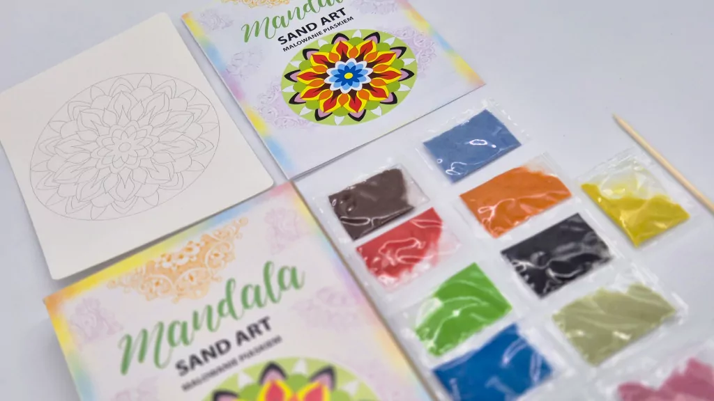 Piaskowe Malowanki Mandala Sand Art - tantis.pl