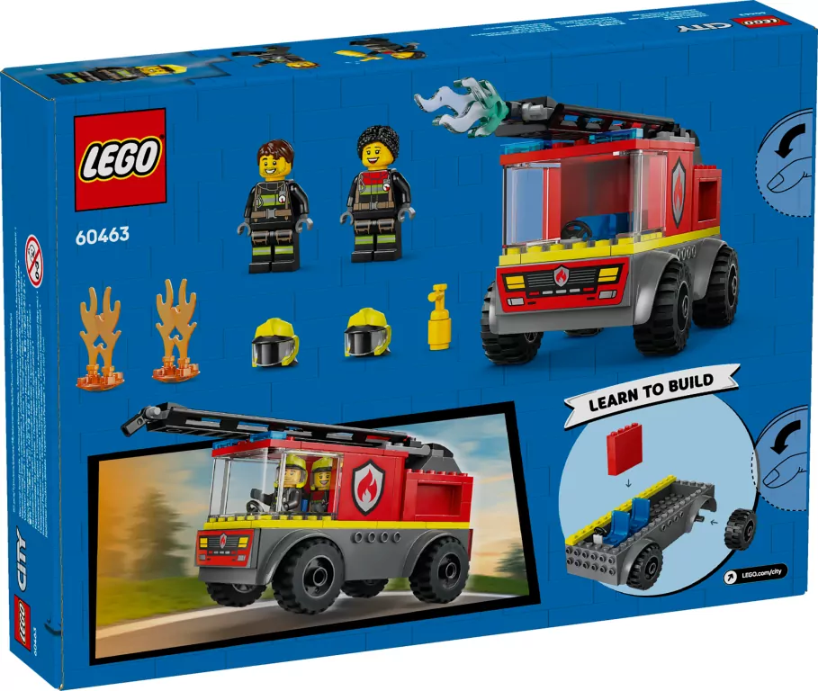 LEGO® Wóz strażacki z drabiną 60463 - tantis.pl