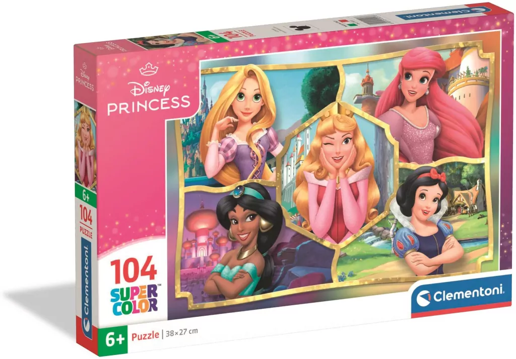 Puzzle 104 Super Color. Princess - tantis.pl