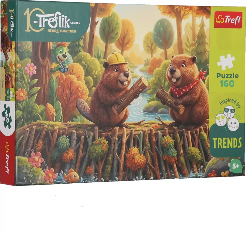 Puzzle 160 Trefliki - U bobra TREFL - tantis.pl