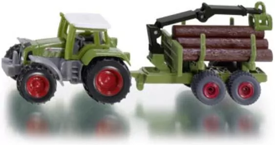 Traktor z leśną przyczepą - tantis.pl