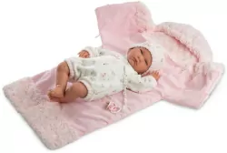 Lalka bobas Lala w różowym beciku, 42cm