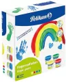 Farby do malowania palcami 4 kolory PELIKAN - tantis.pl