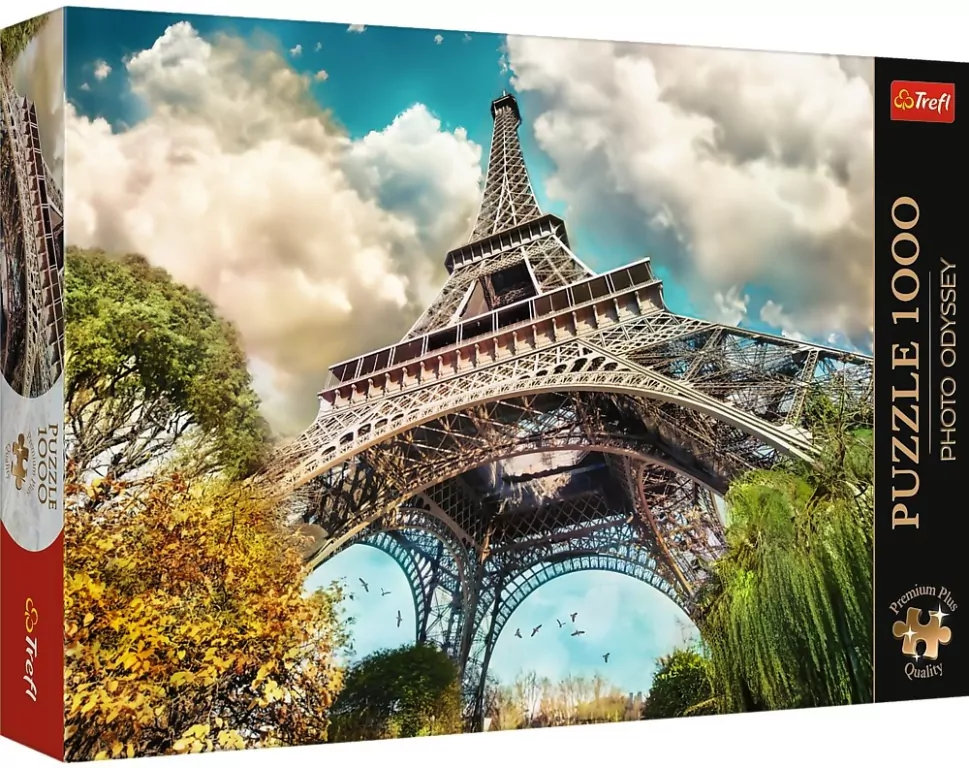 Trefl. Puzzle 1000. Wieża Eiffel w Paryżu, Francja - tantis.pl