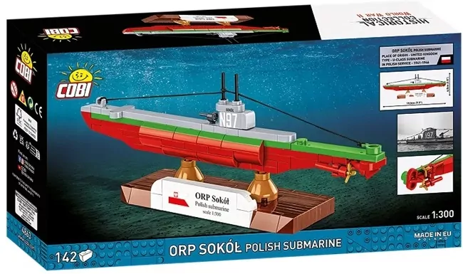 COBI klocki Polish Submarine ORP Sokół COBI-4863 - tantis.pl