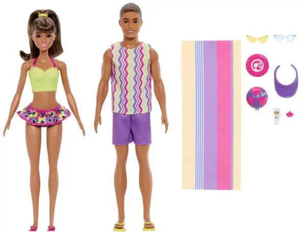 Barbie Barbie i Ken na plaży - tantis.pl