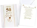 Karnet Rocznica ślubu 50 - tantis.pl