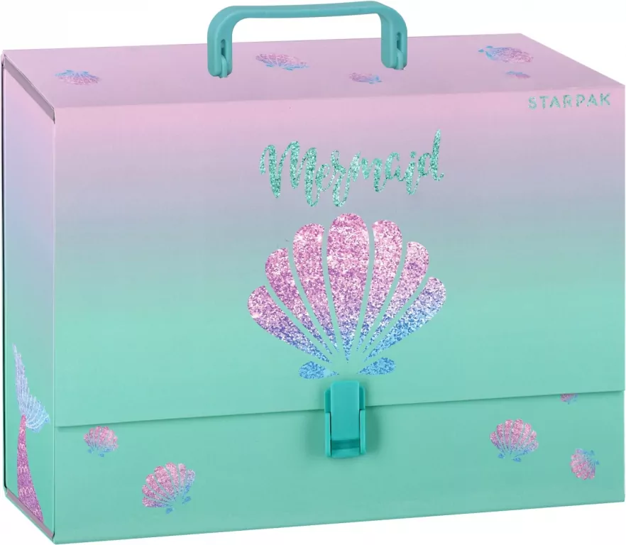 Teczka z rączką A4/95mm Shell - tantis.pl