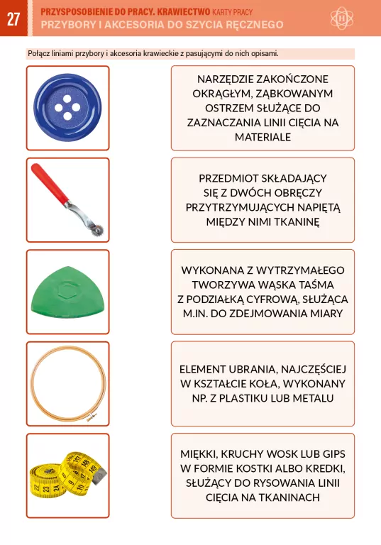 Przysposobienie do pracy. Krawiectwo KP - tantis.pl