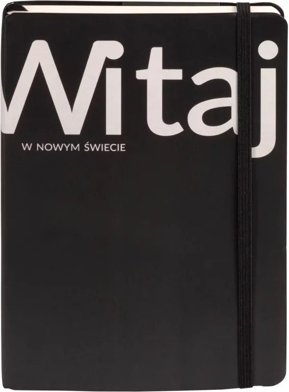 Notes A5 kratka Witaj czarny - tantis.pl