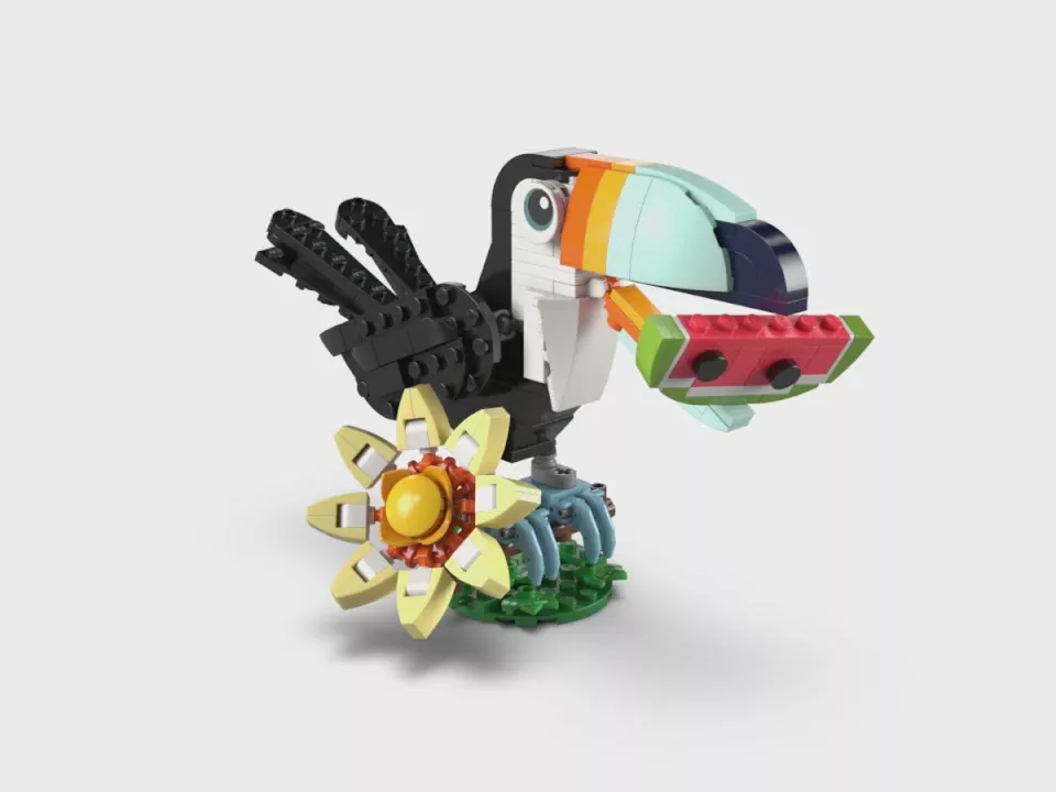 LEGO® Creator. Dzikie zwierzęta: Tropikalny tukan. 31173 - tantis.pl