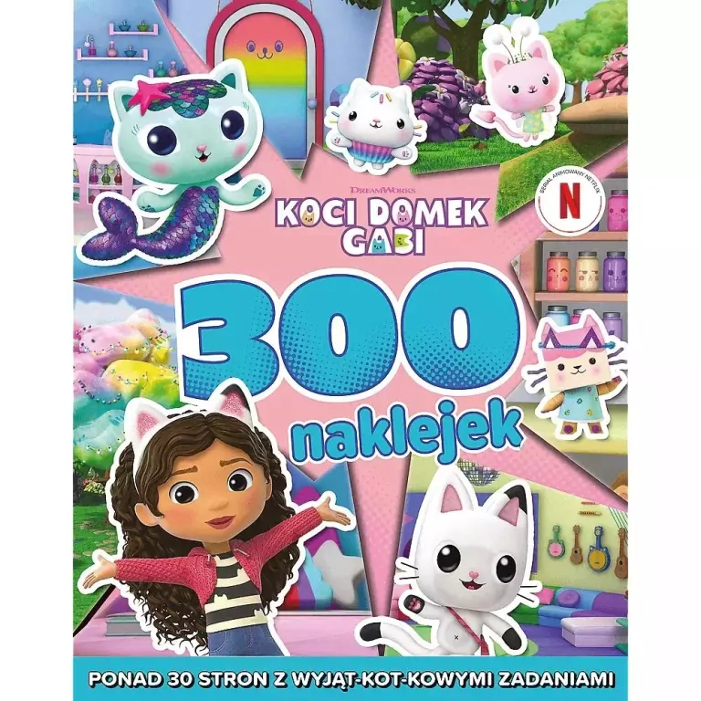 Koci Domek Gabi. 300 naklejek - tantis.pl