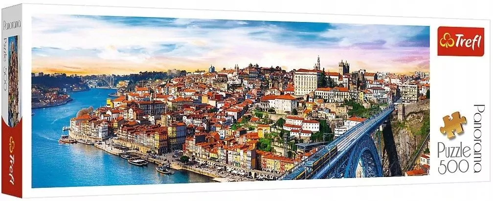 Trefl. Puzzle 500. Panorama. Porto Portugalia - tantis.pl