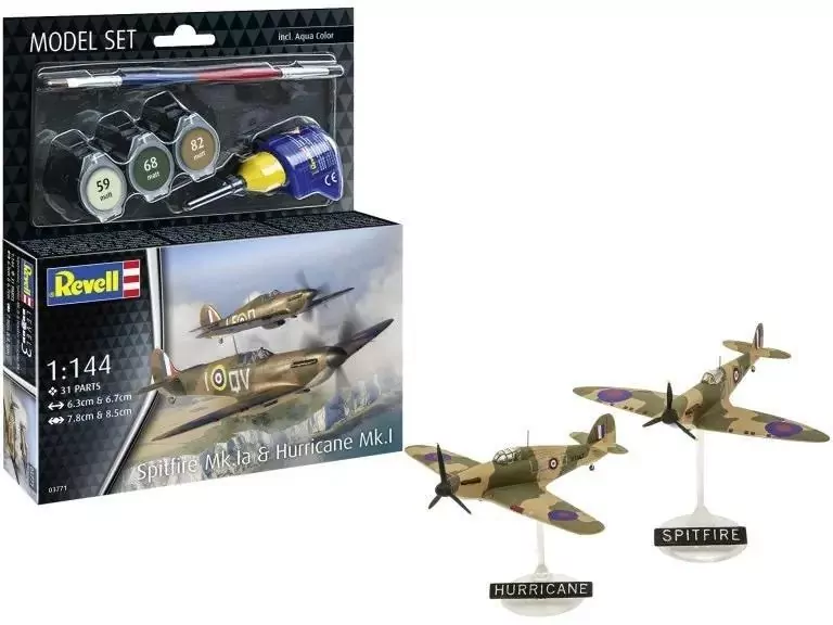Model Set Spitfire Mk.Ia & Hurricane Mk.I - tantis.pl