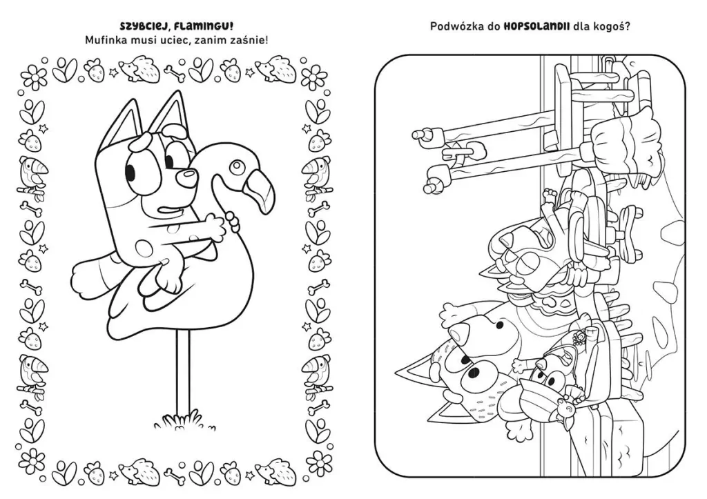 Ale zabawa. Wesoła kolorowanka. Bluey - tantis.pl