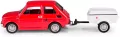 Fiat 126p + przyczepa Niewiadów Krótka czerwony - tantis.pl
