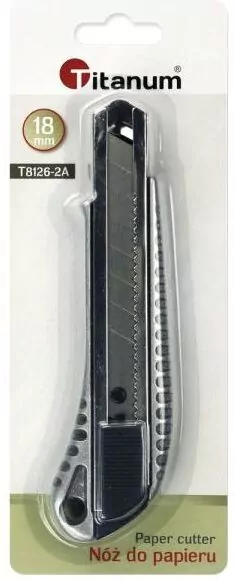 Nóż do tapet aluminiowy 18mm - tantis.pl