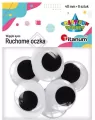 Oczy bez kleju i rzęs 40mm 8szt - tantis.pl
